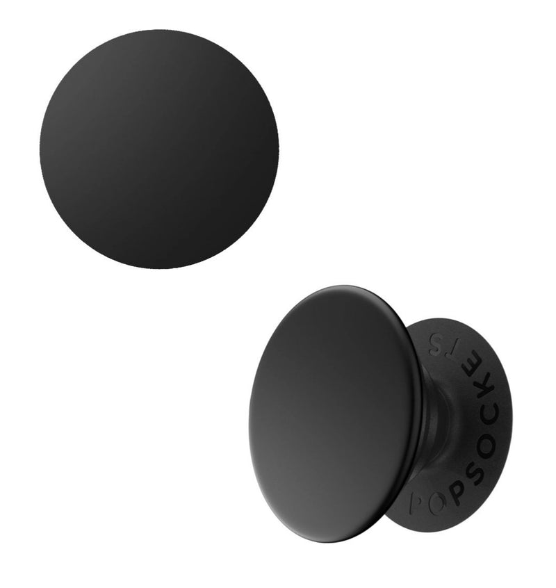 PopSockets - Phone Grip Swappable Aluminum Black