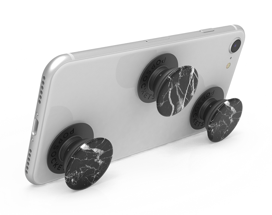 PopSockets - Phone Grip PopMinis Marble Black