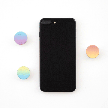 PopSockets - Phone Grip PopMinis Marble Black