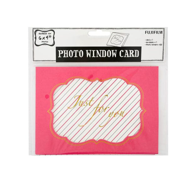 Fujifilm - Instax Photo Window Frame Card - Pink