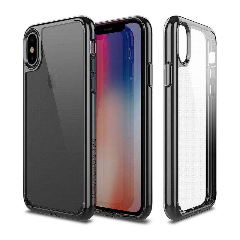 Patchworks Lumina Slim Case For iPhone XS/X, Clear/Black (2037392343097)