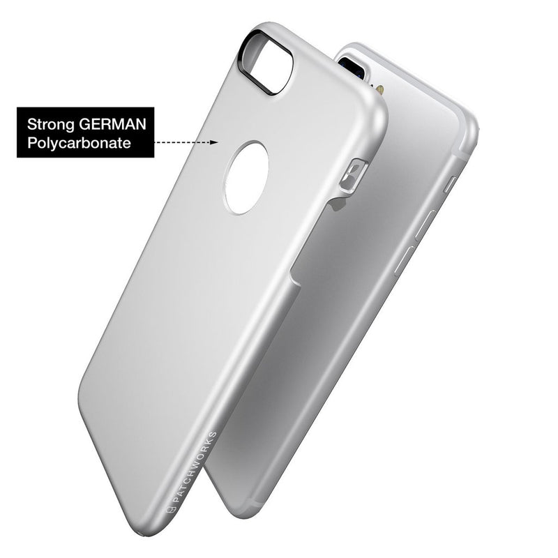 Patchworks - iPhone 8/7 Pureskin Case - Silver
