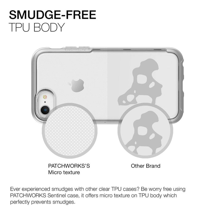 Patchworks - iPhone 8/7 Sentinel Case - Silver