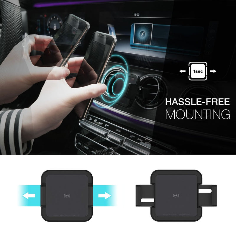 Patchworks - Wireless Charging Car Mount Dock For Wireless and Mobile Phones