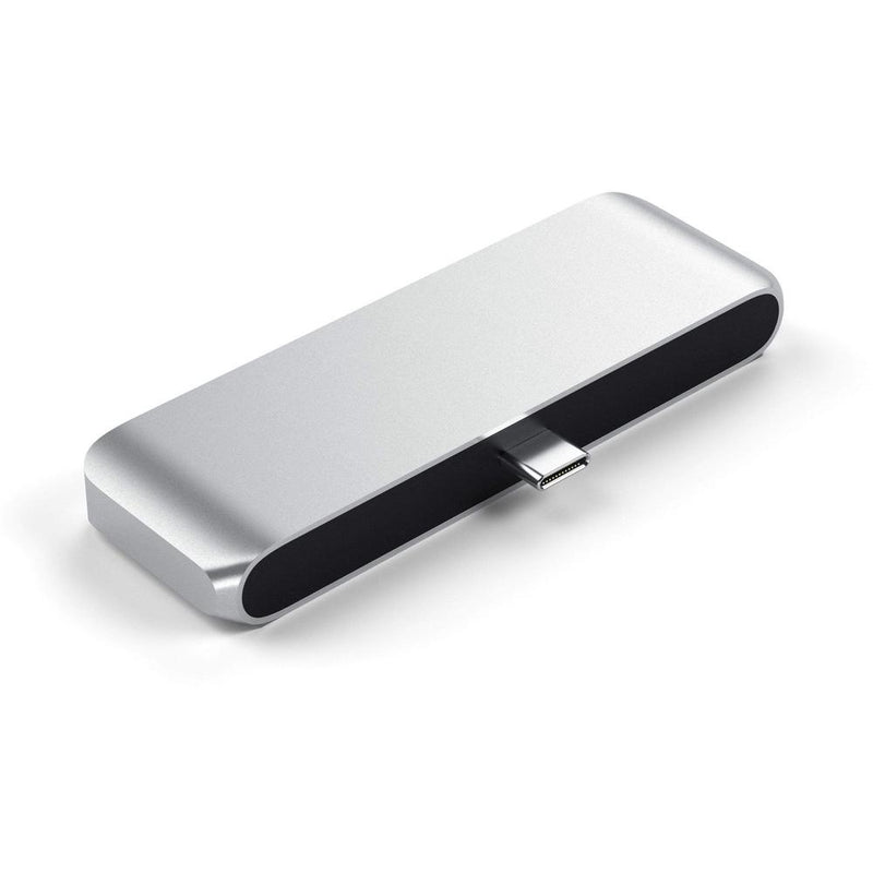 Satechi - Aluminum - Type-C Mobile Pro Hub For Ipad & Type-C Smartphones/Tablets - Silver