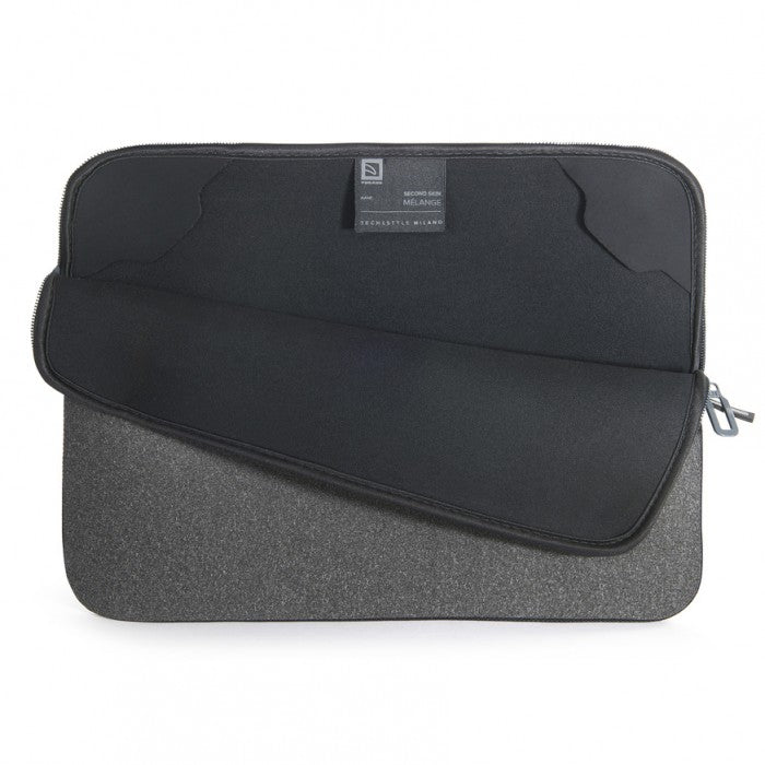 Tucano - Melange Second Skin Neoprene Sleeve For Notebook 13.3" & 14" - Black