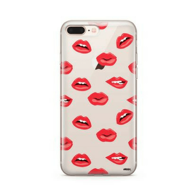 Milkyway - iPhone 6/7/8 Plus Clear Case - Lips