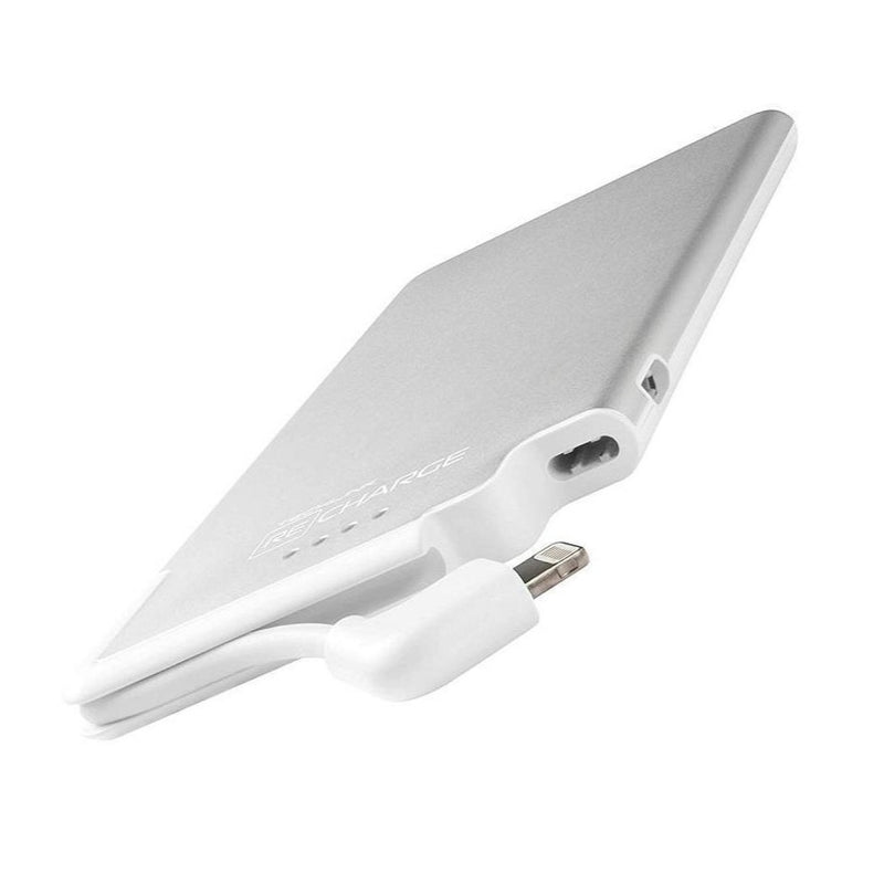 Recharge 3000 Ultrathin With Lightning-Silver /White