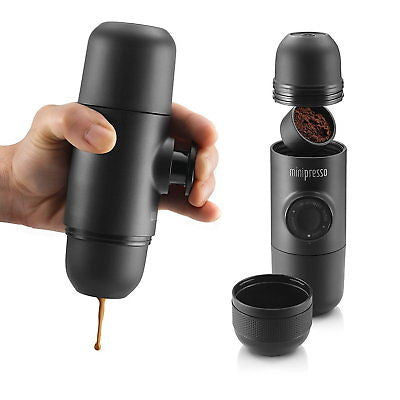 Wacaco - Minipresso GR, Portable Espresso Machine  Compatible with Ground Coffee (Manually Powered)
