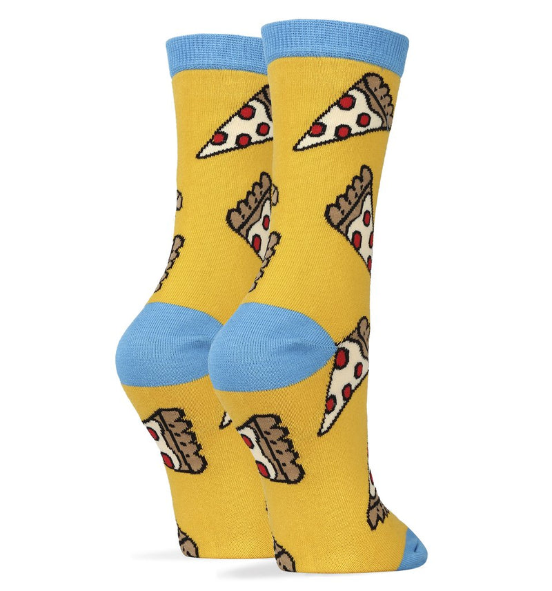 OoohYeah Socks - Womens Crew Pizza Party