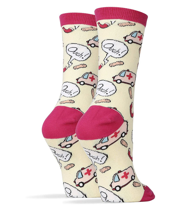 OoohYeah Socks - Womens Crew Ouch