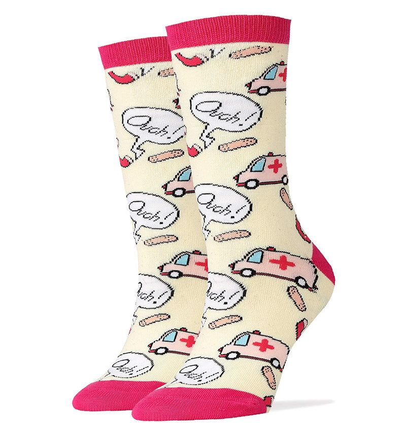 OoohYeah Socks - Womens Crew Ouch