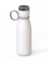 Qushini - Smart Bottle with Temperature Display & Drinking Reminder - White