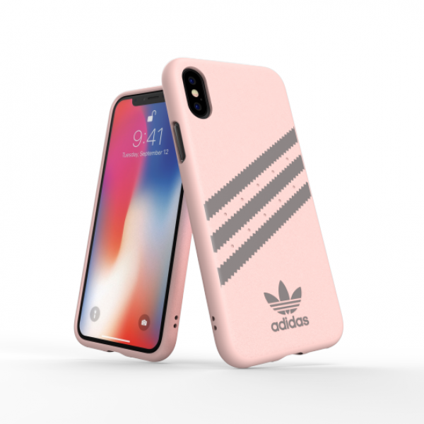 Adidas - iPhone X/XS 3 Stripes Case - Gazelle Pink