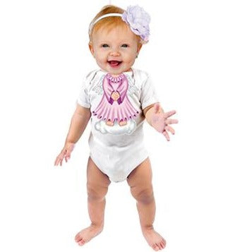 Just Add A Kid - Romper One-Piece Angel Pink - up to 12 Months