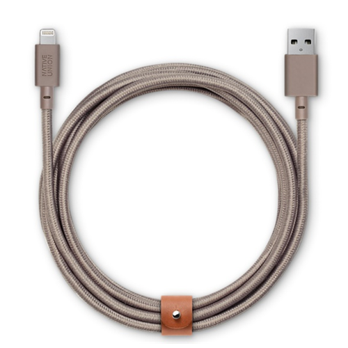 Native Union - Belt Cable Xl - 3 Meter Lightning - Taupe