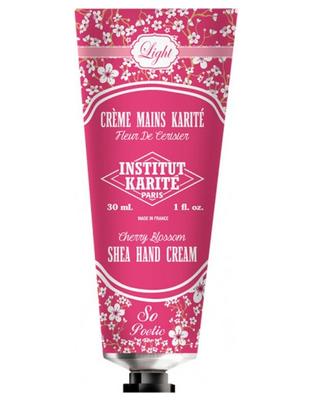 Institut Karite, Shea Hand Cream Light Cherry Blossom Tube, 30 Ml