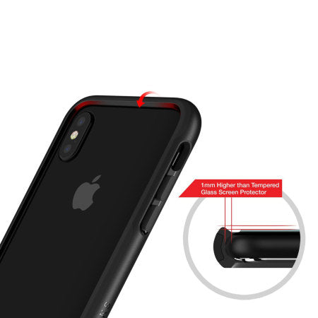 Patchworks - iPhone X/XS Silhouette Case - Black