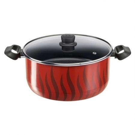 Tefal, Tempo Flame Stewpot With Glass Lid, 30 Cm