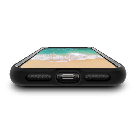Patchworks - iPhone X/XS Silhouette Case - Black