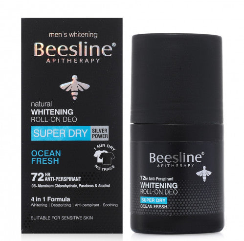 Beesline Whitening Roll-On Deo - Super Dry - Active Fresh