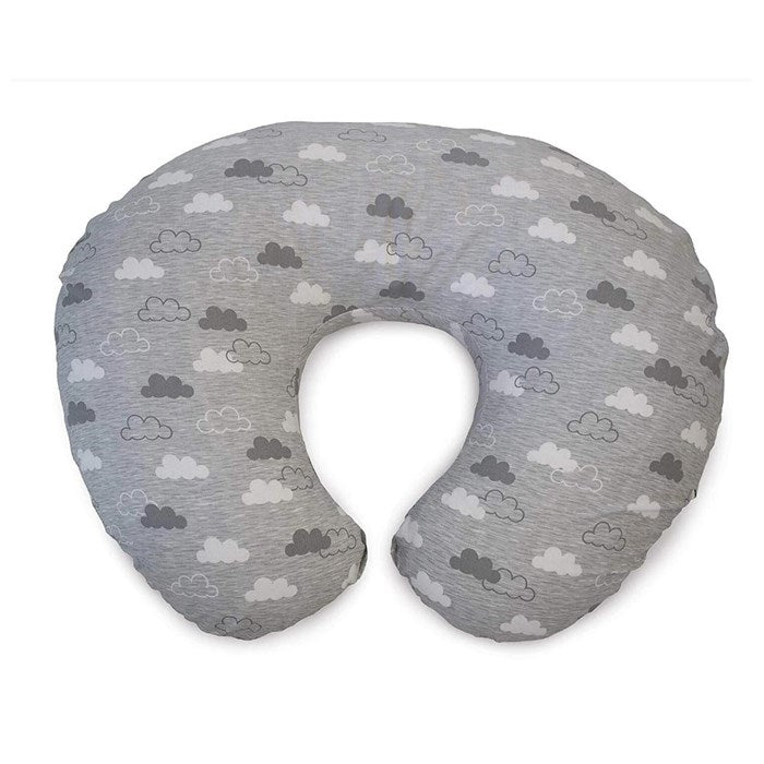 Chicco - Boppy Breast Feeding Pillow With Cotton Slipcovers - Cloud