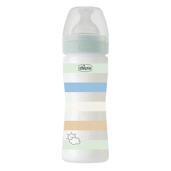 Chicco - Well-Being Plastic Bottle Medium Flow - 250Ml