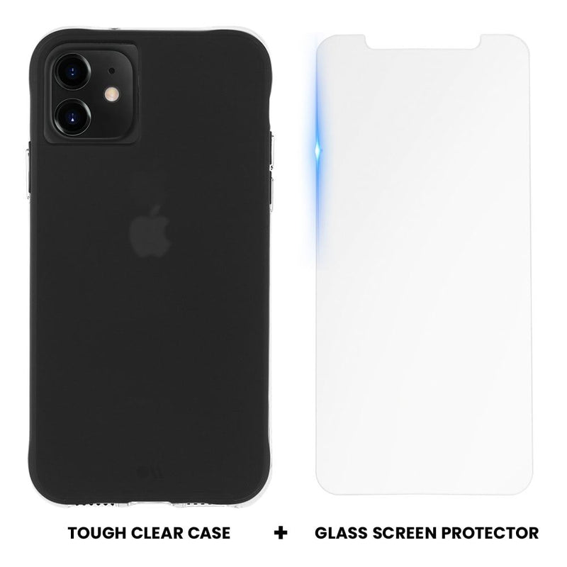 Case-Mate  - iPhone 11 Case & Screen Protector - Protection Pack - Tough Smoke