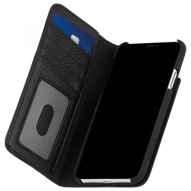 Case-Mate  - iPhone 11 Pro Case - Wallet Folio - Leather Black