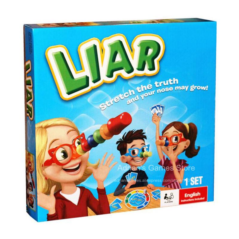Liar   - Stretch the Truth & Your Nose May Grow Board Game