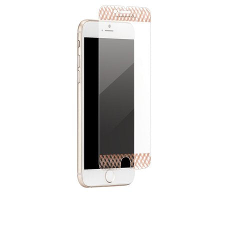 Case-Mate - iPhone 8/7 Gilded Glass Screen Protector - Rose Gold