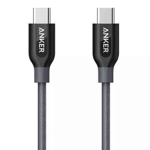 Anker - Powerline+ 1m USB-C to USB-C 2.0 - Grey
