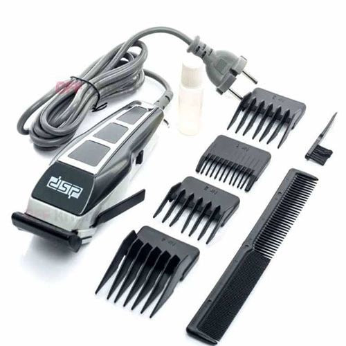 DSP, Professional Hair Clipper, Certified Electric Hair Trimmer, 10 Watts, Silver