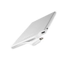 Recharge 5000 Pb Ultrathin With Usb - Silver/White