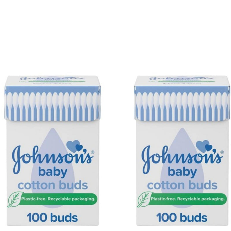Johnson'S, Baby Cotton Buds 100 Pieces X Pack Of 2