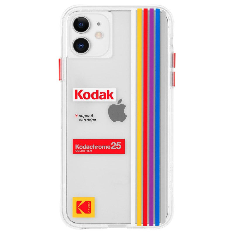 Case-Mate  - iPhone 11 Case - Kodak x Case-Mate Striped Kodachrome Super 8 Print Case