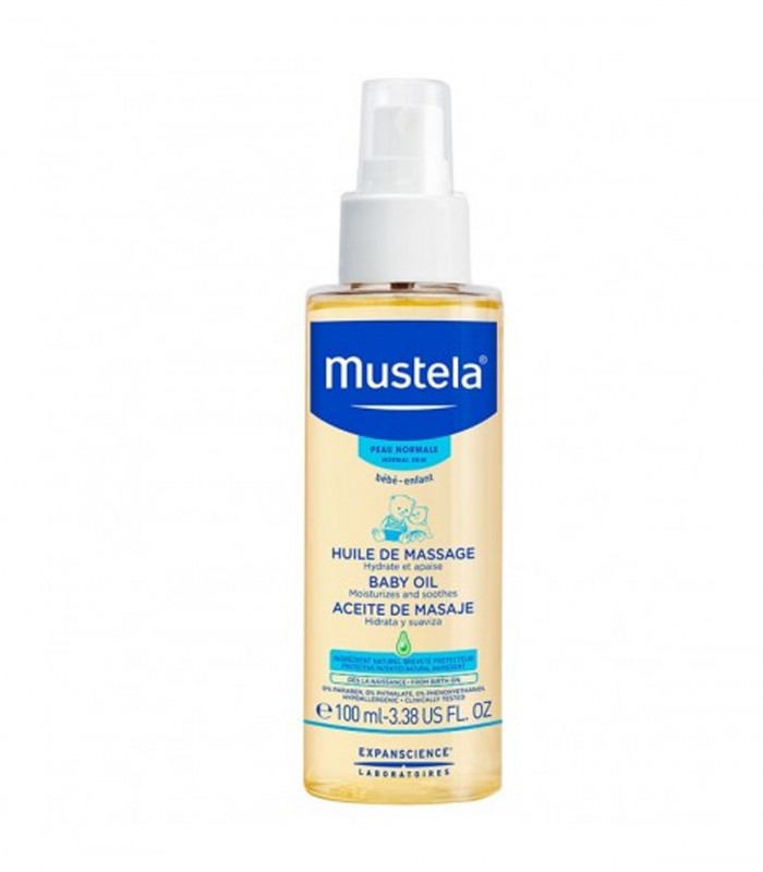 Mustela, Baby Nourishing And Soothing Massage Oil, 110Ml