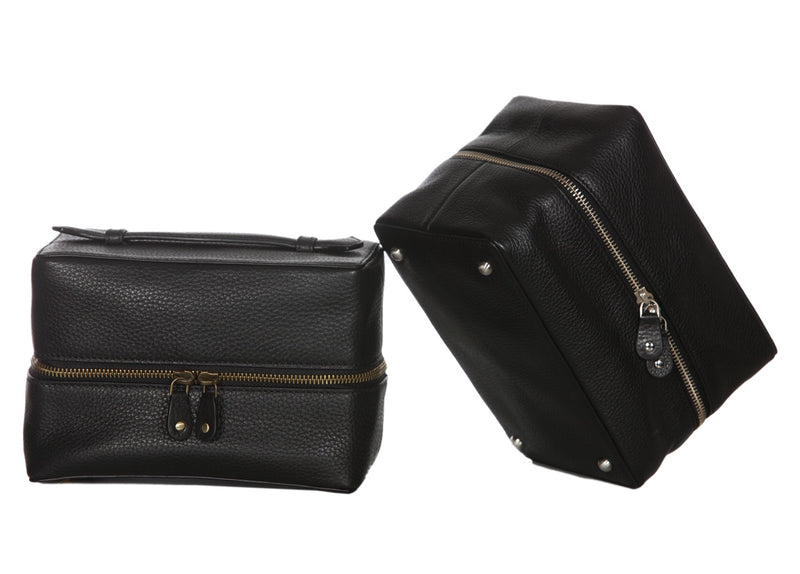 Toiletry Bag - Leather Bag Fits For All Your Needs