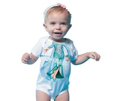 Just Add A Kid - Romper One-Piece Princess Snow - up to 12 Months