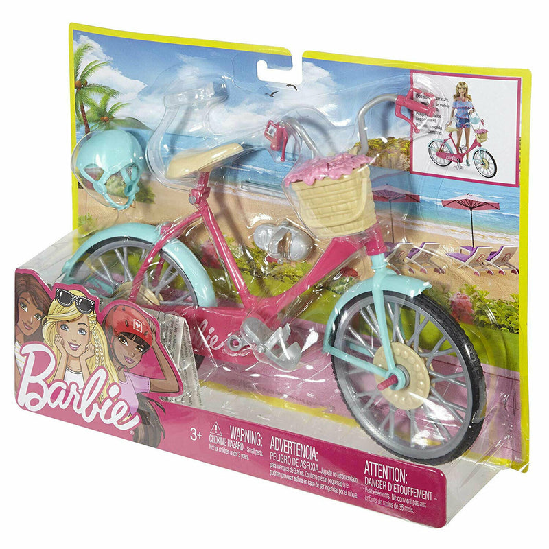 Mattel   - Barbie Bike - Pink / Teal