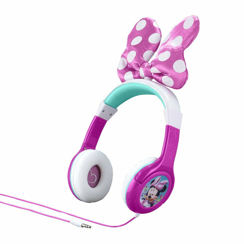 iHome KIDdesigns Minnie Mouse  Over-Ear   Headphones With Bow