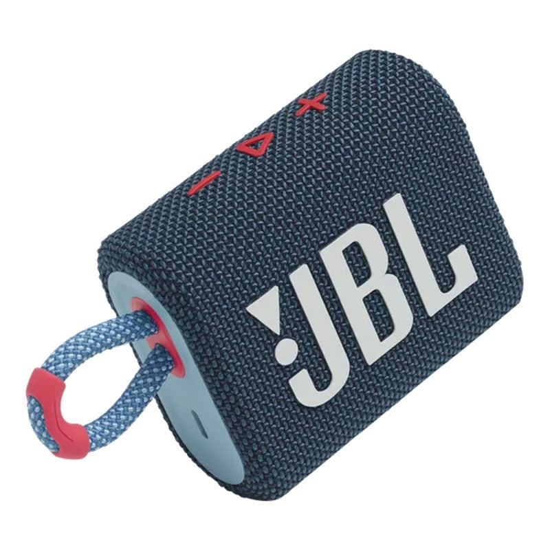 Jbl - Go 3 Portable Speaker With Bluetooth, Built-In Battery, Waterproof And Dustproof - Blue/Pink