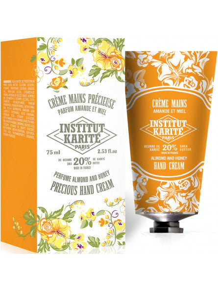 Institut Karite, So Precious Shea Hand Cream Almond & Honey, 75 Ml