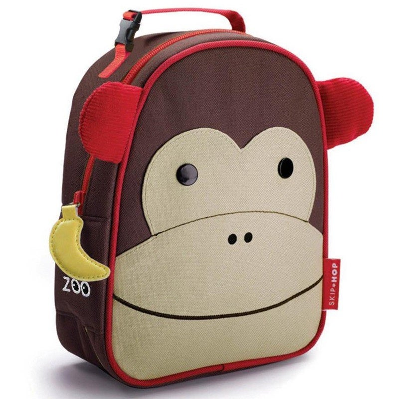 Skip Hop, Zoo Lunchies Insulated Lunch Bag, Monkey