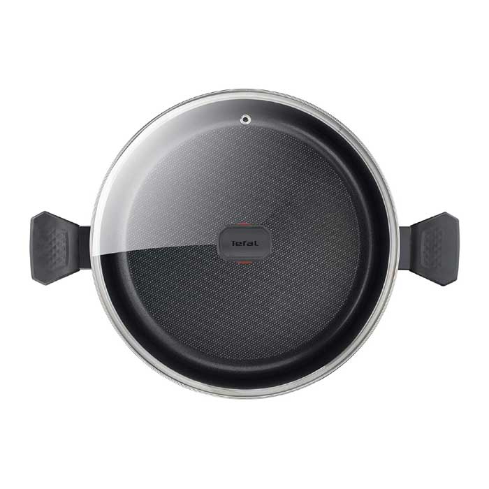 Tefal, Easy Cook & Clean Cooking Shallow Pot � 11.7 Litres � With Lid, 30Cm