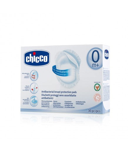 Chicco - Antibacterial Breast Pads 30 Pcs 61779.00
