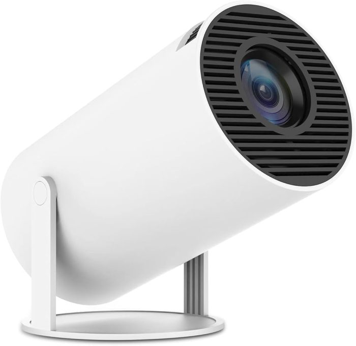 HY300 Mini Projector - 4K UHD Support, Android 11, WiFi6, Bluetooth 5.0, Auto Correction, Rotatable for Phone/Laptop (White) HY300 Mini Projector - 4K UHD Support, Android 11, WiFi6, Bluetooth 5.0, Auto Correction, Rotatable for Phone/Laptop (White)